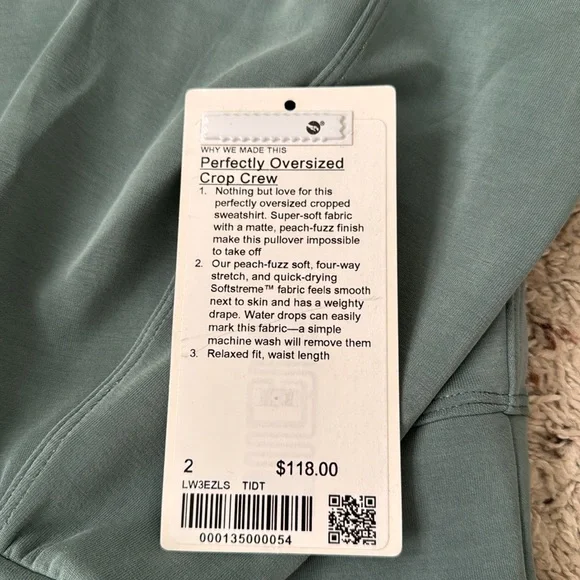 lululemon Perfectly Oversized Crop Crew - Picture 2 of 7